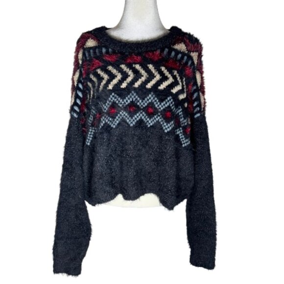 Frye Sweaters - Frye Women's Multicolor Long Sleeve Crew Neck Sweater Size 3X